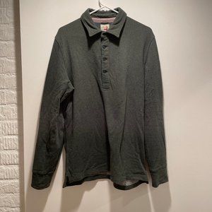 Relwen Loden Heather Thermal Polo size Large